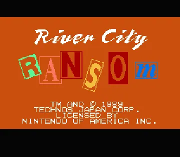 River City Ransom (USA) screen shot title